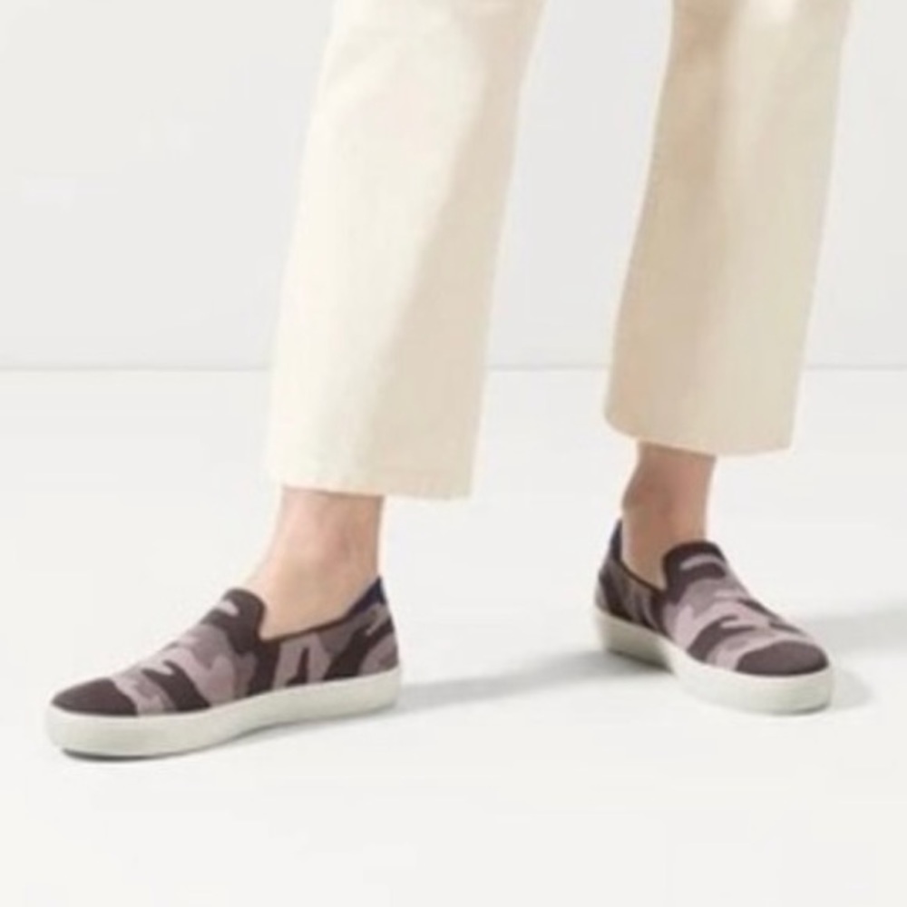 Rothy’s taupe camo slip on sneakers 7.5 new - Picture 2 of 16